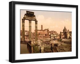 Forum Romano, Rome, Italy, c.1890-c.1900-null-Framed Giclee Print