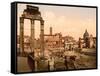 Forum Romano, Rome, Italy, c.1890-c.1900-null-Framed Stretched Canvas