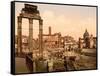 Forum Romano, Rome, Italy, c.1890-c.1900-null-Framed Stretched Canvas