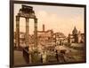 Forum Romano, Rome, Italy, c.1890-c.1900-null-Framed Giclee Print