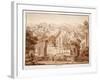 Forum Romanum, 1833-Agostino Tofanelli-Framed Giclee Print