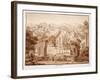 Forum Romanum, 1833-Agostino Tofanelli-Framed Giclee Print