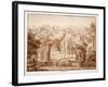 Forum Romanum, 1833-Agostino Tofanelli-Framed Giclee Print