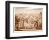 Forum Romanum, 1833-Agostino Tofanelli-Framed Giclee Print