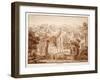 Forum Romanum, 1833-Agostino Tofanelli-Framed Giclee Print