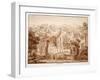 Forum Romanum, 1833-Agostino Tofanelli-Framed Giclee Print