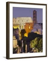 Forum Romanum, Coliseum, Rome, Lazio, Italy-Rainer Mirau-Framed Photographic Print