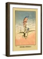 Forward America!-Carroll Kelly-Framed Art Print