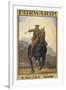 "Forward !" Forward To Victory. Enlist Now'. a Recruitment Poster Showing a British Cavalryman-null-Framed Giclee Print