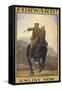 "Forward !" Forward To Victory. Enlist Now'. a Recruitment Poster Showing a British Cavalryman-null-Framed Stretched Canvas