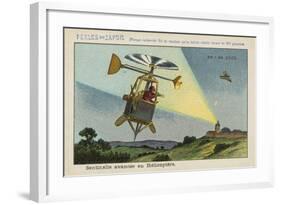 Forward Sentry in a Helicopter in the Year 2000-null-Framed Giclee Print