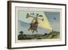 Forward Sentry in a Helicopter in the Year 2000-null-Framed Giclee Print