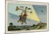 Forward Sentry in a Helicopter in the Year 2000-null-Mounted Giclee Print