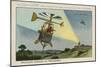 Forward Sentry in a Helicopter in the Year 2000-null-Mounted Giclee Print
