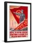 Forwards, Let Us Destroy the German Occupiers and Drive Them Beyond the..., USSR Poster, 1944-V^A^ Nikolaev-Framed Premium Giclee Print