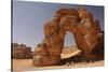 Forzhaga Natural Arch in Akakus Mountains, Sahara Desert, Libya, North Africa, Africa-Michal Szafarczyk-Stretched Canvas