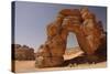 Forzhaga Natural Arch in Akakus Mountains, Sahara Desert, Libya, North Africa, Africa-Michal Szafarczyk-Stretched Canvas