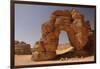 Forzhaga Natural Arch in Akakus Mountains, Sahara Desert, Libya, North Africa, Africa-Michal Szafarczyk-Framed Photographic Print