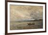 Fos, environs de Martigues-Félix Ziem-Framed Giclee Print