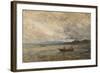 Fos, environs de Martigues-Félix Ziem-Framed Giclee Print