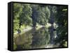 Fosa Miejska (City Moat), Old Town, Wroclaw, Silesia, Poland, Europe-Frank Fell-Framed Stretched Canvas
