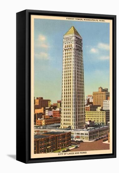 Foshay Tower, Minneapolis, Minnesota-null-Framed Stretched Canvas