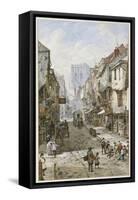 Foss Gate, York-Louise Ingram Rayner-Framed Stretched Canvas