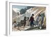 Fossil Hunting in Cherry Hinton Chalk Pit, Cambridgeshire, 1822-null-Framed Giclee Print