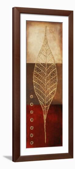 Fossil Leaves II-Patricia Pinto-Framed Premium Giclee Print