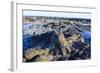 Fossilised Jurassic Age Trees Exposed at Low Tide at Curio Bay, the Catlins, South Island-Michael Runkel-Framed Photographic Print