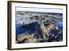 Fossilised Jurassic Age Trees Exposed at Low Tide at Curio Bay, the Catlins, South Island-Michael Runkel-Framed Photographic Print