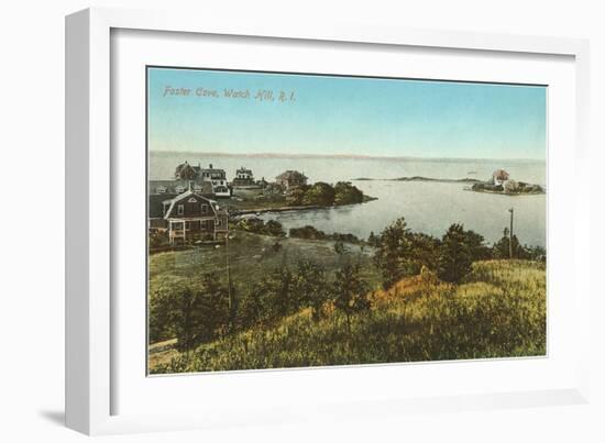 Foster Cove, Watch Hill, Rhode Island-null-Framed Art Print