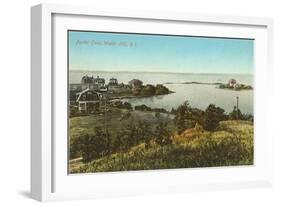 Foster Cove, Watch Hill, Rhode Island-null-Framed Art Print