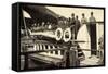 Foto Achensee, Tirol, Rundfahrt, 2 Juni 1926, Boot-null-Framed Stretched Canvas