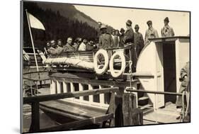 Foto Achensee, Tirol, Rundfahrt, 2 Juni 1926, Boot-null-Mounted Giclee Print