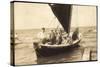 Foto Ahlbeck, Männer Im Segelboot Karl Gamradt-null-Stretched Canvas