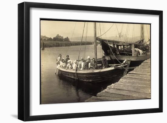Foto Binz, Seefahrt Nach Schloß Granitz, Boot-null-Framed Giclee Print