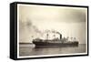 Foto Clan Line, Clan Urquhart, Steamer En Route-null-Framed Stretched Canvas