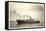 Foto Clan Line, Clan Urquhart, Steamer En Route-null-Framed Stretched Canvas