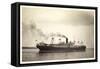 Foto Clan Line, Clan Urquhart, Steamer En Route-null-Framed Stretched Canvas