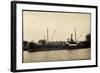 Foto Dampfer in Einem Hafen, Köge Traevarefabrik-null-Framed Giclee Print