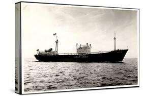 Foto Dampfschiff Der Insco Lines Auf Offener See-null-Stretched Canvas