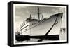 Foto Dampfschiff Transilvania Vor Anker Im Hafen-null-Framed Stretched Canvas