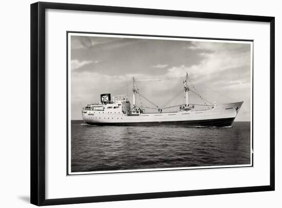 Foto Dampfschiff Venimos Auf Offener See in Fahrt-null-Framed Giclee Print