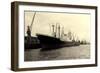 Foto Dampfschiff Wiesbaden Im Hafen, Dockkräne-null-Framed Giclee Print