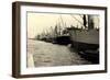 Foto Dampfschiffe Im Hafen, Dampfer Hersilia-null-Framed Giclee Print
