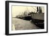 Foto Dampfschiffe Im Hafen, Dampfer Hersilia-null-Framed Giclee Print