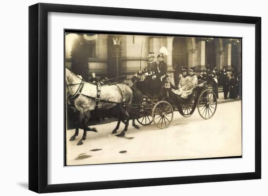 Foto Ernst August V Braunschweig, Kutsche, Pferde-null-Framed Giclee Print