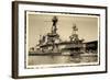 Foto Französisches Kriegsschiff, Hafen, Dockarbeiter-null-Framed Giclee Print
