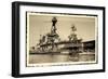 Foto Französisches Kriegsschiff, Hafen, Dockarbeiter-null-Framed Giclee Print